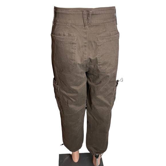 Democracy Ab Solutions Brown Cargo Pants 14 Utility Gorpcore Cabin Core Workwear - Picture 4 of 7